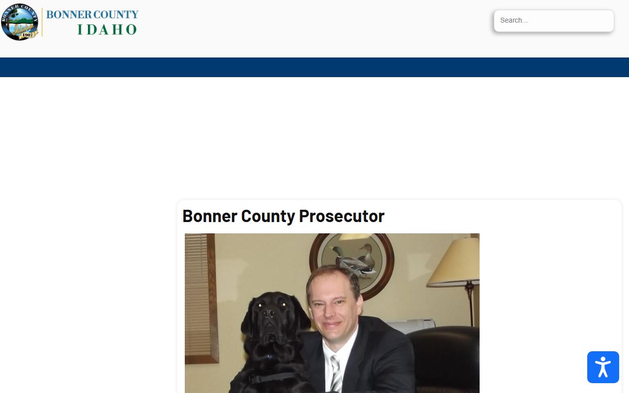 Bonner County Prosecutor page for court records after jail arrest